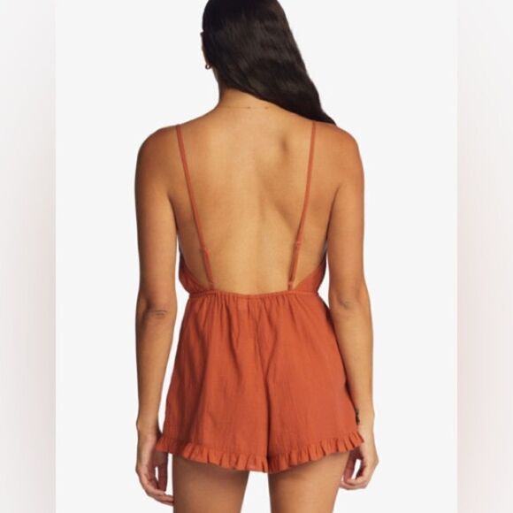 NWT Roxy Honest Love Strappy Beach Romper M - Picture 10 of 11